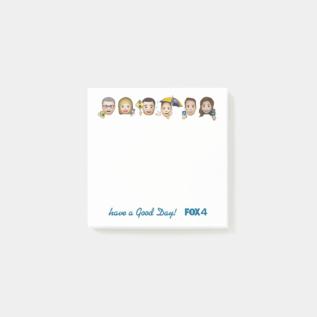 FOX 4 Good Day Emoji Notes (Front)