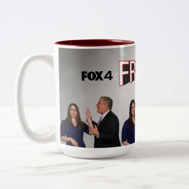 FOX 4 Sports Sam & Mike Free 4 All Mug (Left)