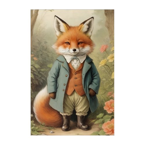 Fox Acrylic Print