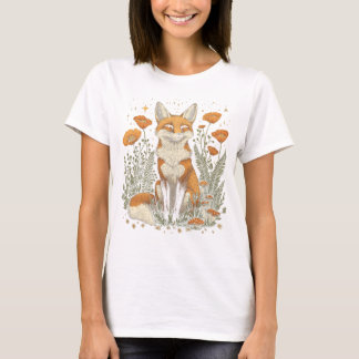 Fox Among the Wildflowers T-shirt