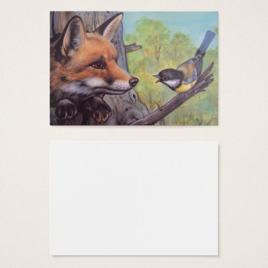 fox and bird (Front & Back)