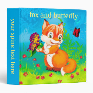 fox and butterfly binder