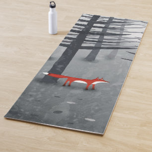 Fox and Forest Yoga Mat