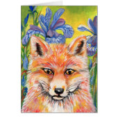Fox and Irises (Front)