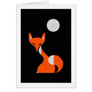 fox and moon cards