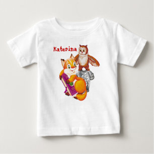 fox and owl baby T-Shirt