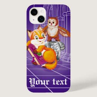 fox and owl Case-Mate iPhone 14 plus case