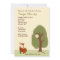 Fox and Owl  Woodland Forest Baby Shower 5x7