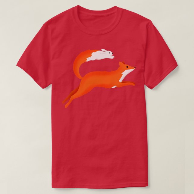 Fox and Rabbit T-Shirt (Design Front)