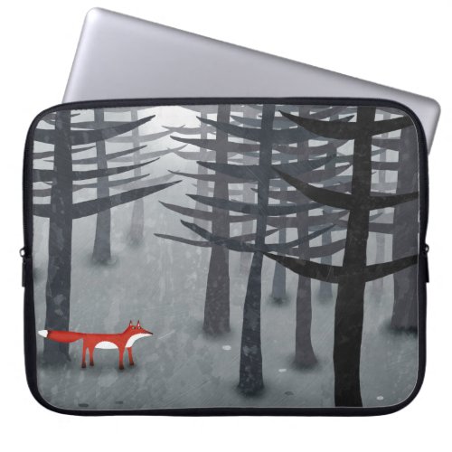 Fox and the Forest Laptop Sleeve