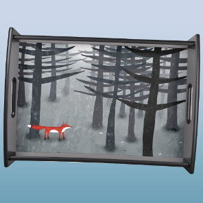 Fox and the Forest Serving Tray