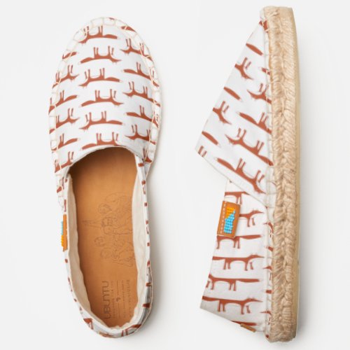 Fox Animal Pattern Espadrilles