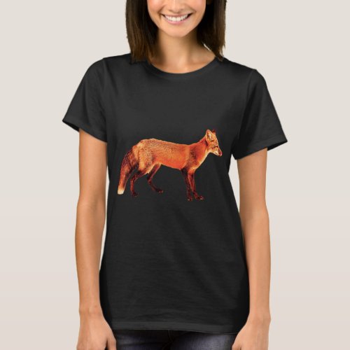 Fox Animal Print Animal  n mal Fox  T_Shirt