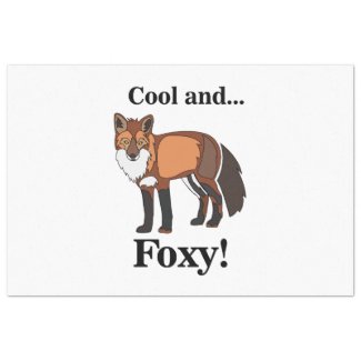 Fox Animal Wildlife Foxy Birthday Tissue Paper