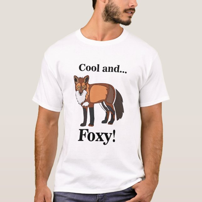 Fox Animal Wildlife Foxy T-Shirt (Front)