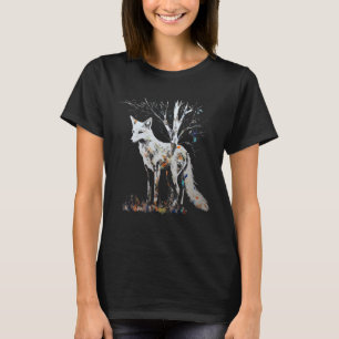 Fox Art Tree - Animal Fox T-Shirt