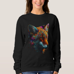 Fox Artwork  Animal  Animal Fox 14 Sweatshirt