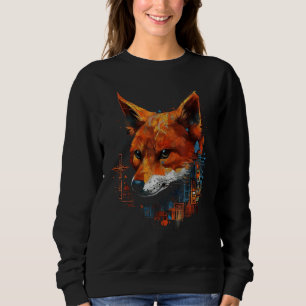 Fox Artwork  Animal  Animal Fox 17 Sweatshirt
