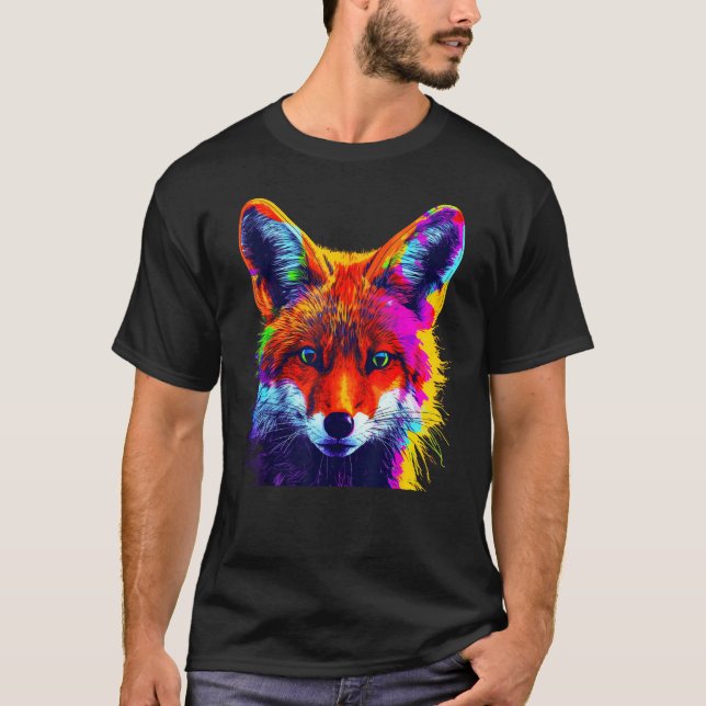 Fox Artwork  Animal  Animal Fox 6 T-Shirt (Front)