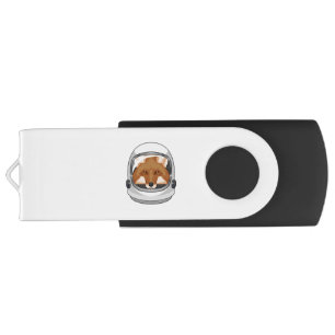 Fox as Astronaut with Helmet Flash Drive
