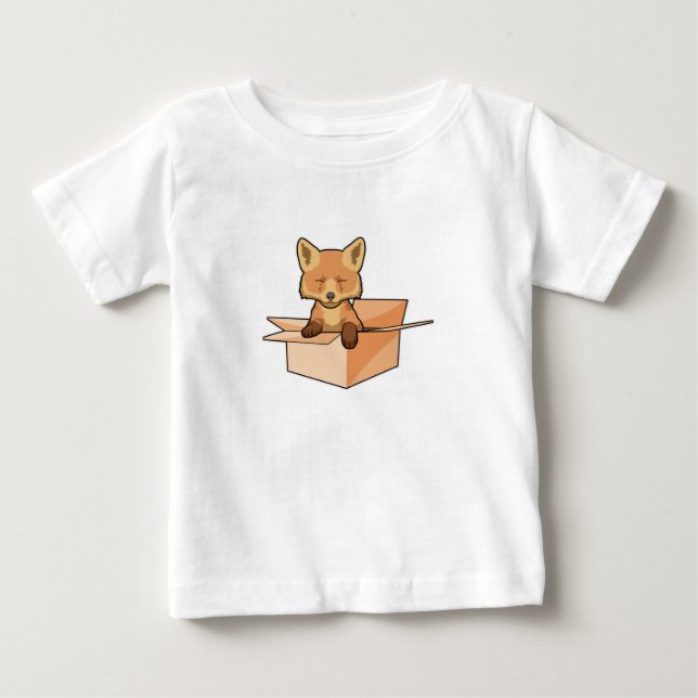 Fox as Baby in Box T-Shirt