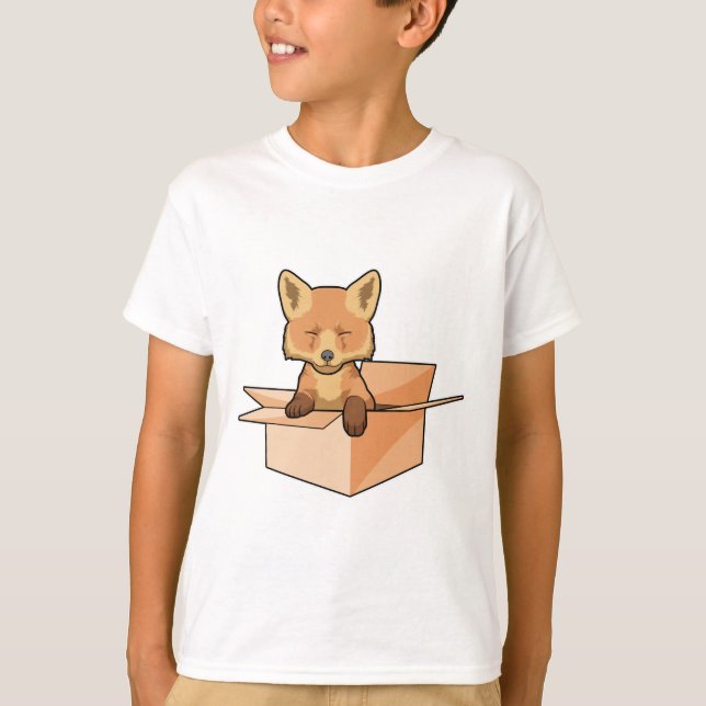 Fox as Baby in Box T-Shirt (Front)
