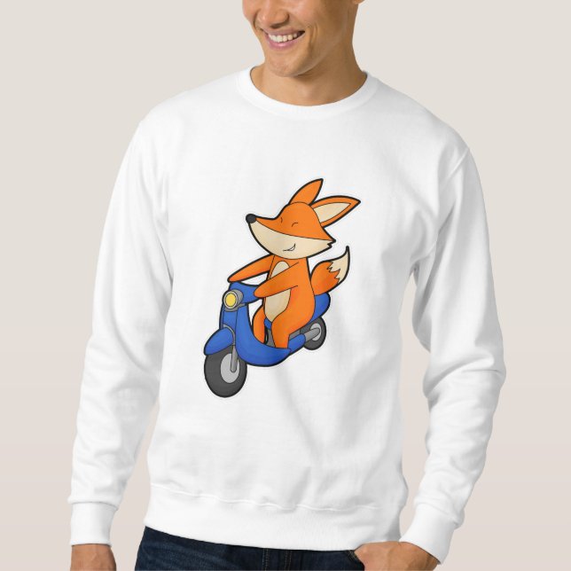 Fox as Biker with Scooter Sweatshirt (Front)