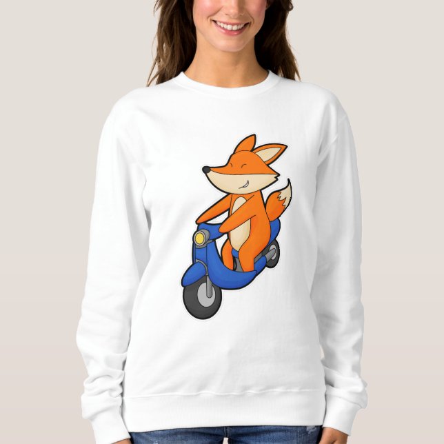 Fox as Biker with Scooter Sweatshirt (Front)