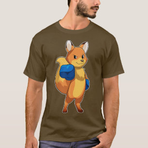 Fox As Boxer With Boxing Gloves T-Shirt