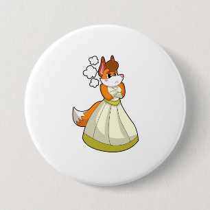 Fox as Bride with Wedding dress.PNG Button