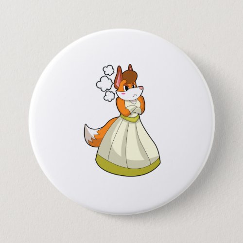 Fox as Bride with Wedding dressPNG Button