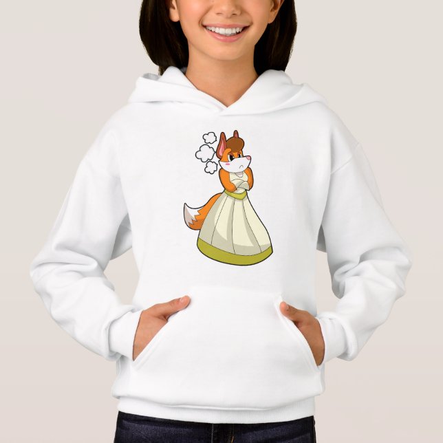 Fox as Bride with Wedding dress.PNG Hoodie (Front)