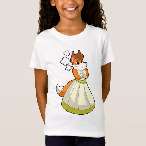 Fox as Bride with Wedding dressPNG T_Shirt