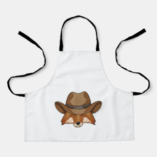 Fox as Cowboy with Hat Apron