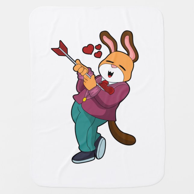 Fox as Groom with Suit Baby Blanket (Front)