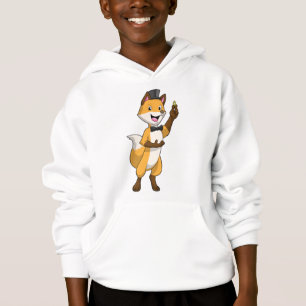 Fox as Groom with Wedding ring Hoodie