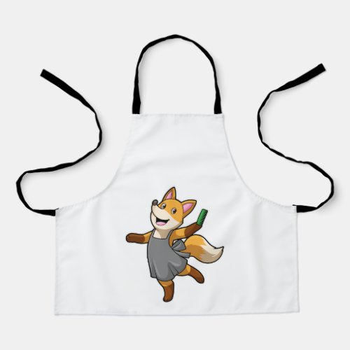 Fox as Hairdresser with Scissors Apron