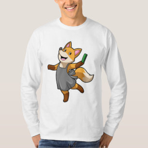 Fox as Hairdresser with Scissors T-Shirt
