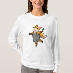 Fox as Hairdresser with Scissors T-Shirt