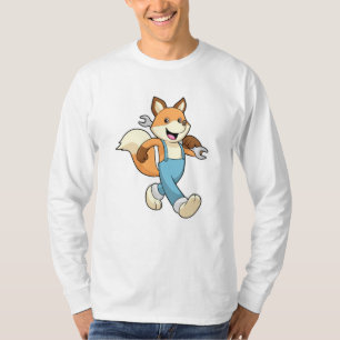 Fox as Mechanic with Wrench T-Shirt