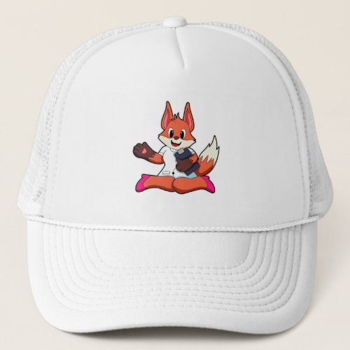 Fox as Nurse with Notepad Trucker Hat