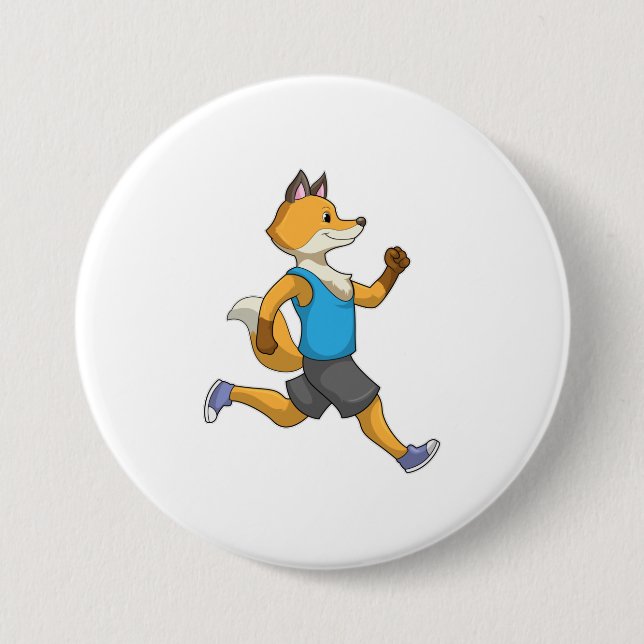Fox as Runner at Running Button (Front)