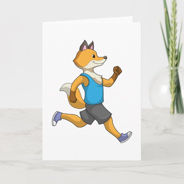 Fox as Runner at Running Card (Front)