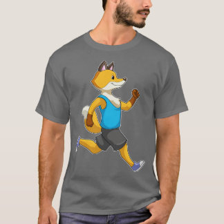 Fox as Runner at Running T-Shirt