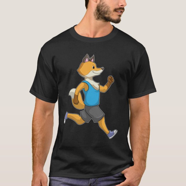 Fox as Runner at Running T-Shirt (Front)