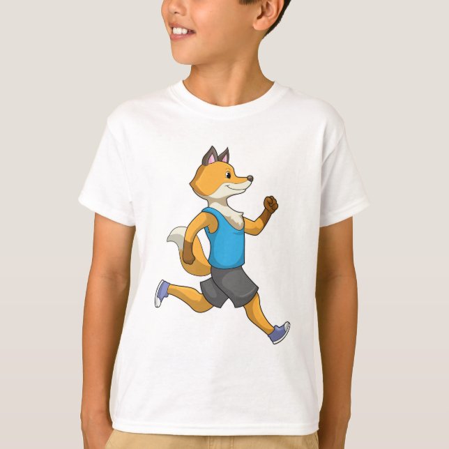 Fox as Runner at Running T-Shirt (Front)