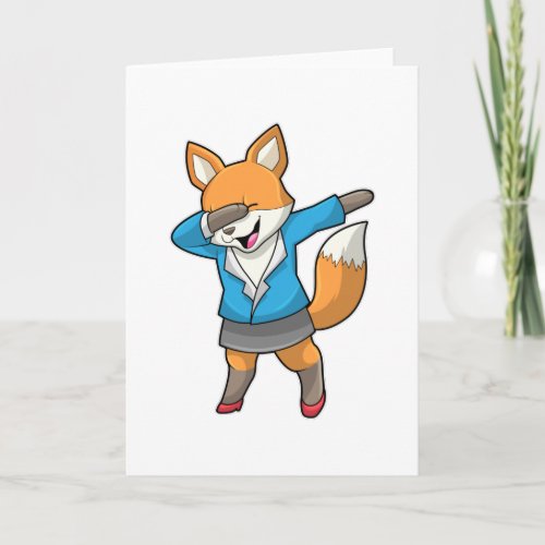 Fox as Secretary at Hip Hop Dance Card