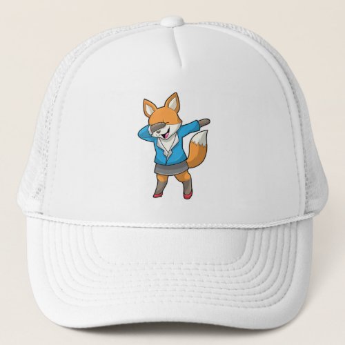 Fox as Secretary at Hip Hop Dance Trucker Hat