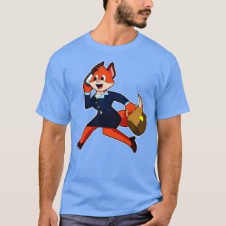 Fox as Secretary with Dress T-Shirt