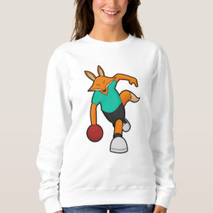 Fox at Bowling with Bowling ball Sweatshirt